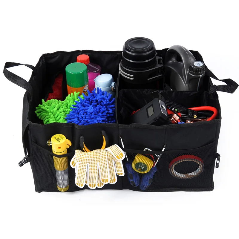 

Car Storage Box Trunk Bag Vehicle Tool Box Multi-use Tools Organizer Bag Folding Oxford Back Seat Organize Interior Accessories