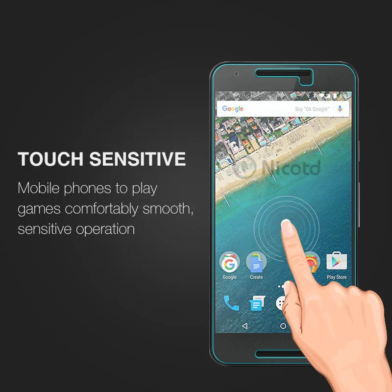 Nicotd 2.5D 9H Premium Tempered Glass For LG Nexus 5X Screen Protector Toughened protective film For LG Google Nexus 6 6plus 5 4 (3)