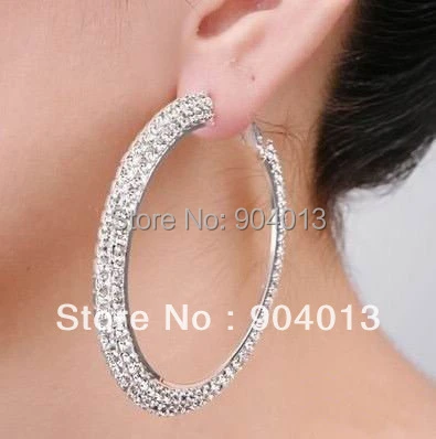 Small Circle Shiny CZ Crystal Hoop Earrings Rhinestone Hoop Earrings -  China Fashion Earring and Wholesale Earring price | Made-in-China.com