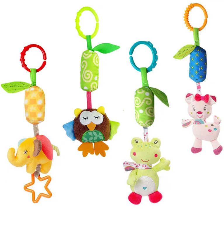 JJOVCE, милые детские погремушки-животные, подвесные игрушки для коляски, плюшевые мобили, колокольчик, классическая игрушка подарок для детей, Скидка 40