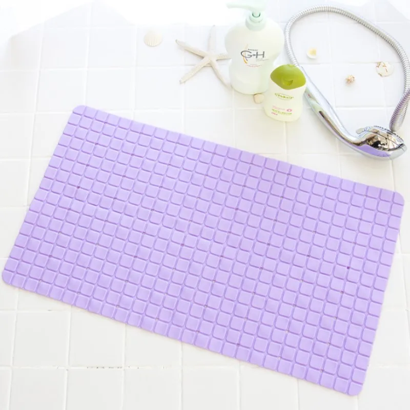 Высококачественный разноцветный сетчатый ПВХ нескользящий коврик для ванной коврик для душа