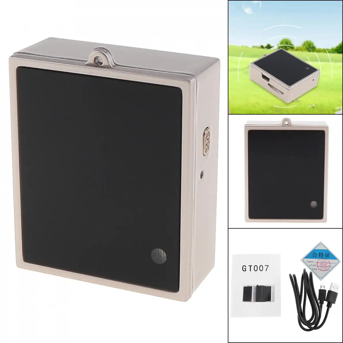 

GT007C Mini GPS Tracker Locator SOS Alarm LBS Real Time GSM GPRS Tracking System Device for Car Motorcycle Kids Children Pet Dog