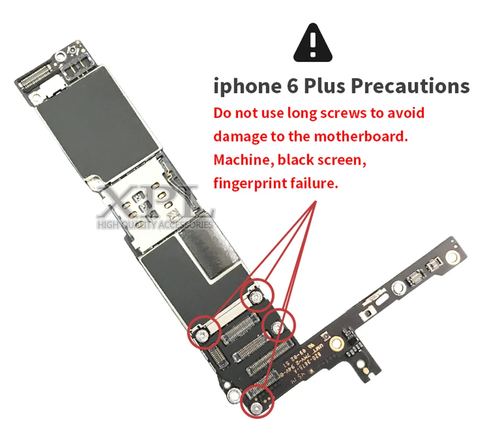 16 Гб 64 Гб 128 ГБ оригинальная разблокированная материнская плата для iphone 6plus с сенсорным ID, материнская плата для iphone 6p