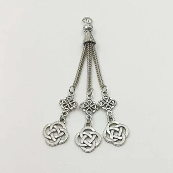

Metal Tasbih accessories tassels Three chains Classic style popular rosary tassel metal Tasbih Pendant