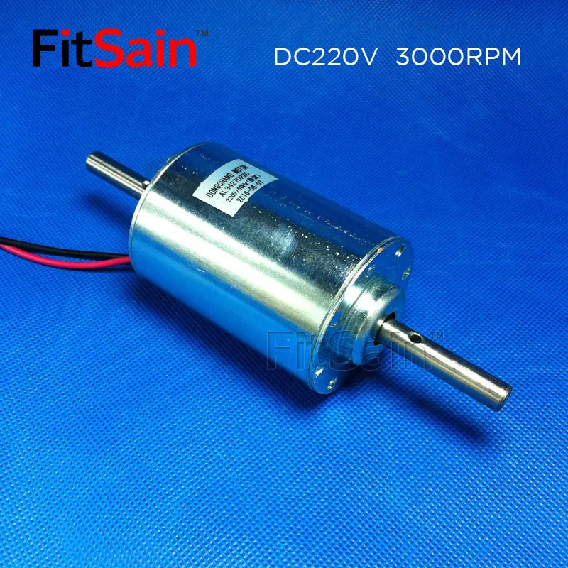 FitSain DC220V 3000 об/мин Высокое напряжение DC Двигатель Генератор шариковый подшипник