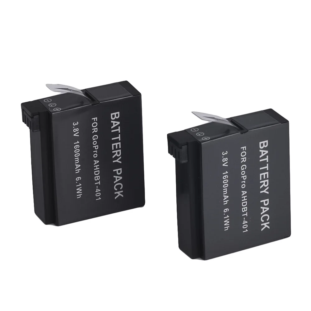 AHDBT 401 1600mah батарея для камеры Gopro Hero 4 Go Pro Hero4 Black HERO4 Silv экшн 401|battery battery battery|battery