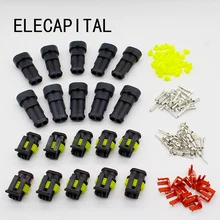 Promotion! 10 Kit 2 Pin Way Waterproof Electrical Wire Connector Plug
