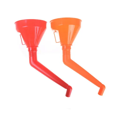 XIAN Plastic Filling Funnel Spout Pour Oil Tool Petrol Car Styling For Car Motorcycle Truck Vehicle 