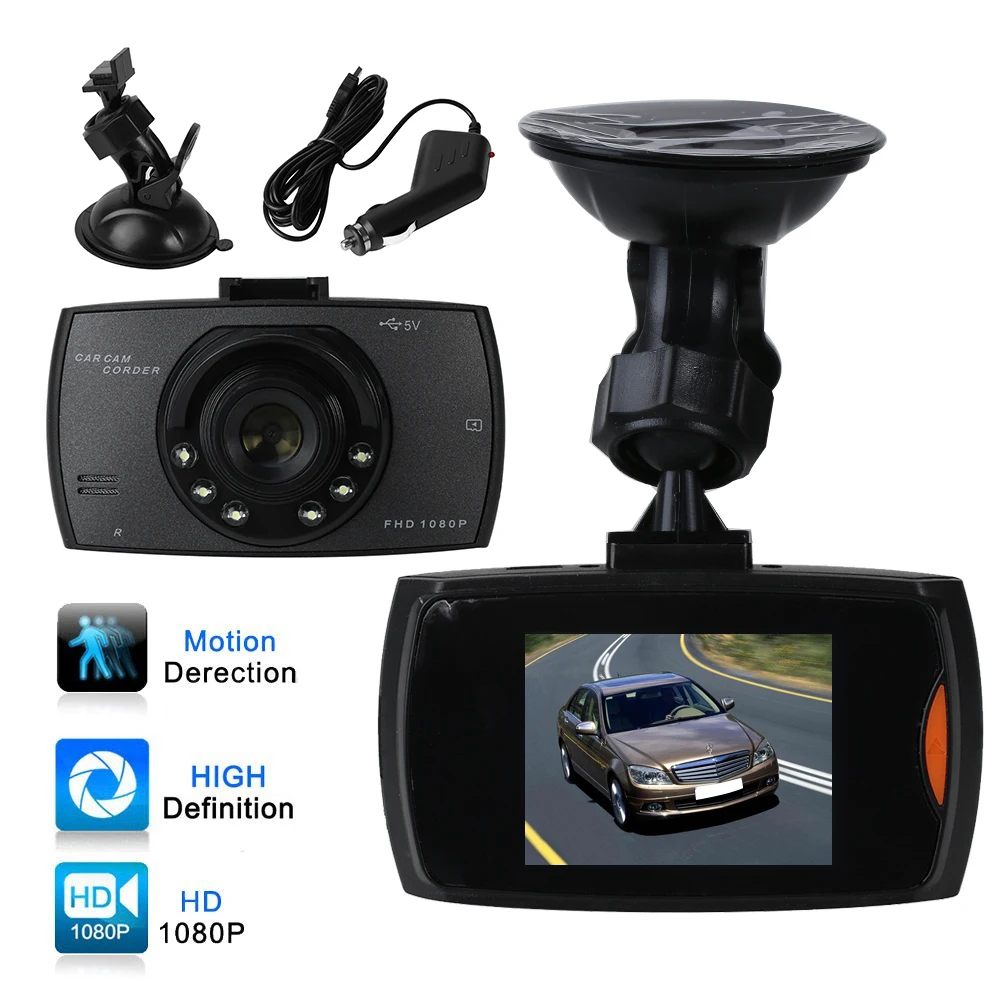 Автомобильный видеорегистратор с GPS g датчиком ночным видением 1080P HD ЖК камерой