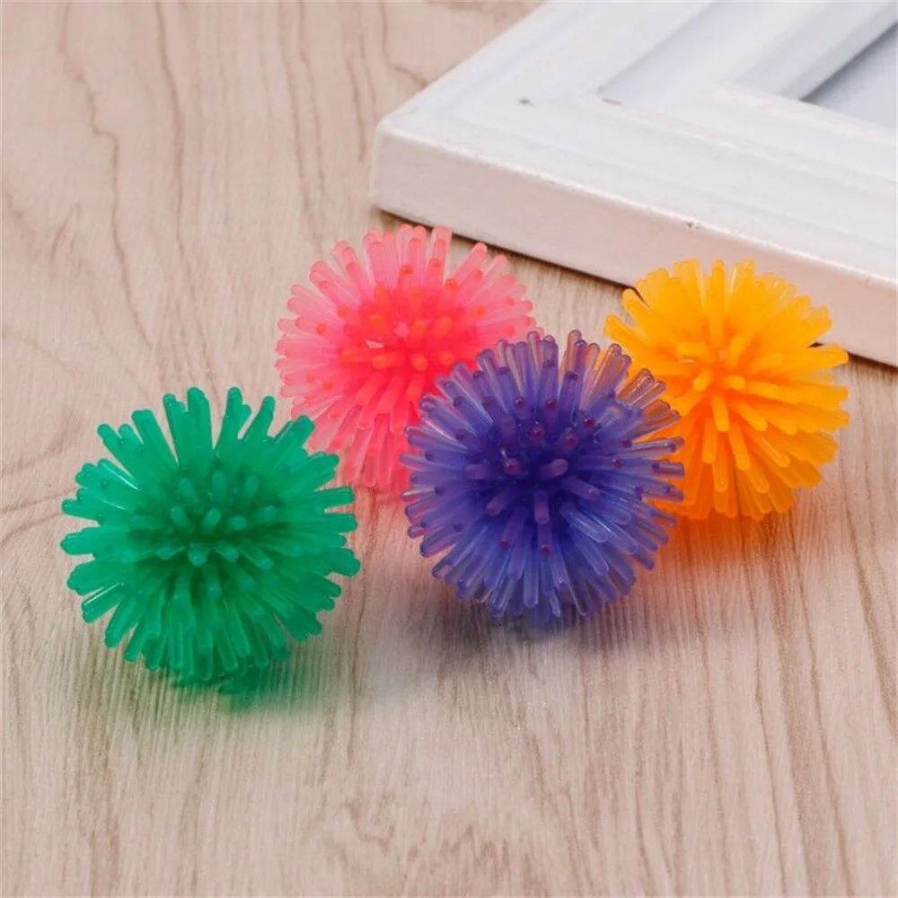 

1/3/5/10PCS 3.5cm TPR Pet Cat Interactive Play Chew Toys Cat Playing Ball Toy Dog Kitten Squeeze Rattle Scratch Train Toy
