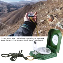 Ручной тип высокоточный Магнитный Карманный компас геологический компас масштаб 0-360 градусов наружный инструмент настройки направления