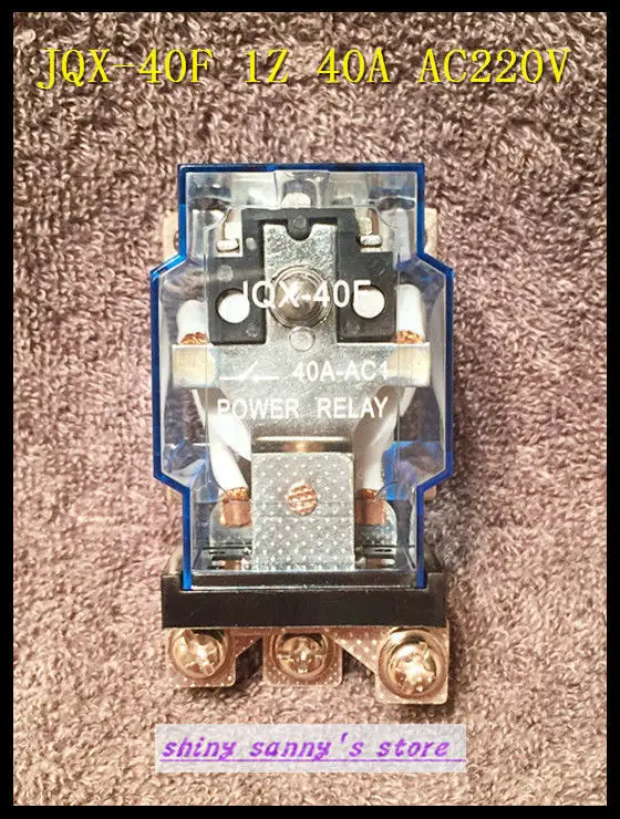 

1Piece JQX-40F 1Z 40A 220VAC Coil PCB Power Relay