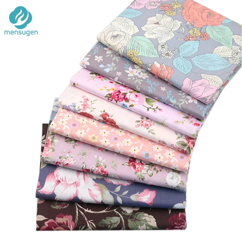 Новейший цветок и цветочный принт хлопок ткань счетчики для платьев подушки одеяло швейные ткани DIY Telas