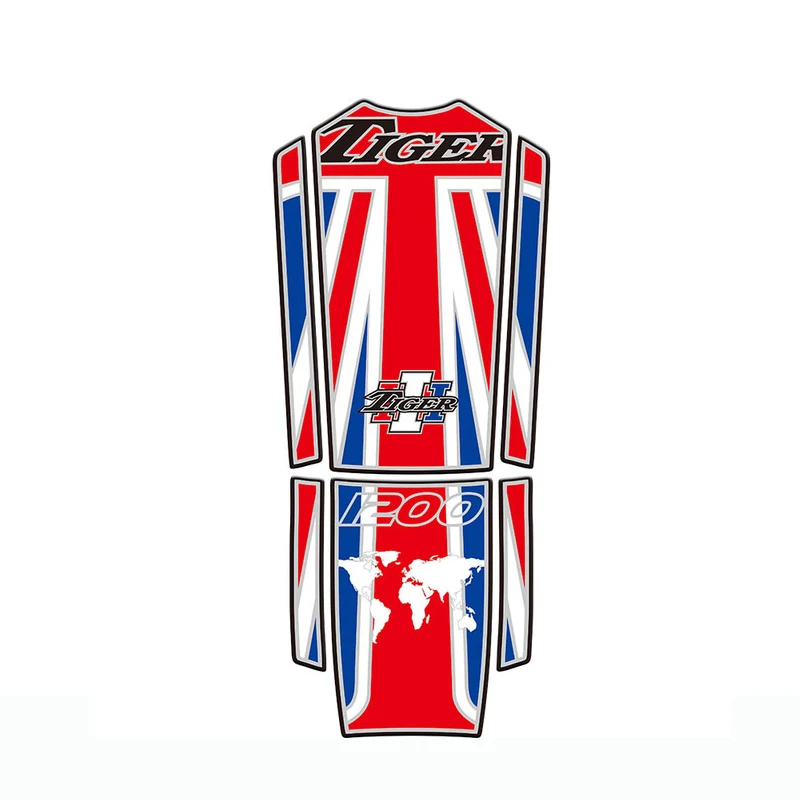 Мотоцикл Танк подушки высокого качества Переводные картинки и наклейки для Triumph Tiger 1200 - Цвет: 2