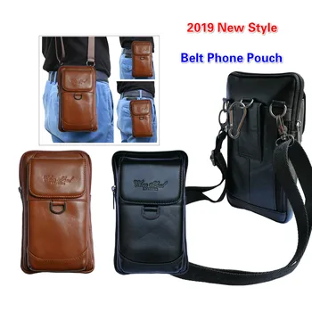 

Sport Belt Phone Pouch Leather Waist Purse Case Cover for DOOGEE S90 Oukitel WP500 6.5/7 inch Phone Bag Bags Holster Bag Pocket