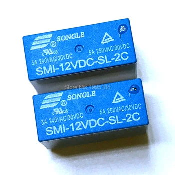 

2PCS SMI-05VDC-SL-2C SMI-12VDC-SL-2C SMI-24VDC-SL-2C 8pin 5A 250VAC/30VDC 05 12 24 VDC Power Relay New Original
