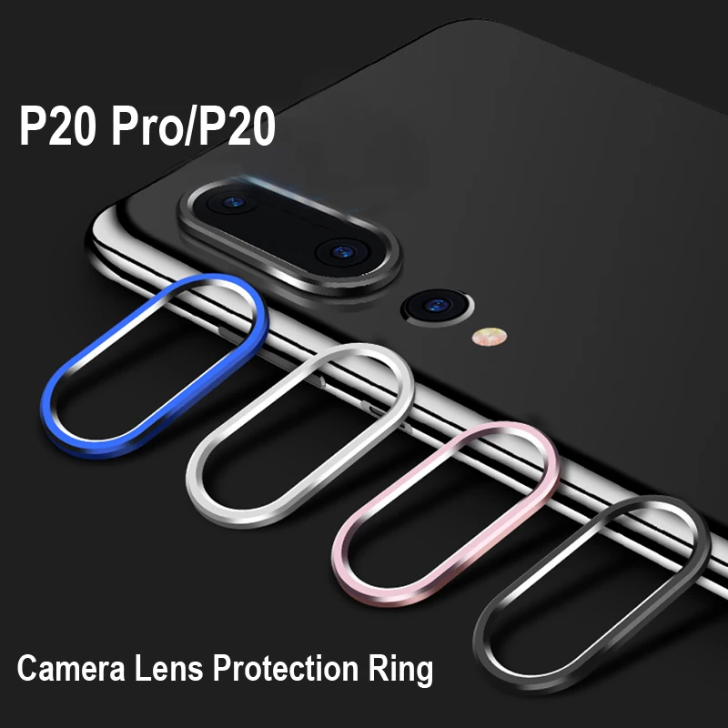 Кольцо для защиты объектива камеры Huawei P20 Pro защитный чехол задней крышки синий