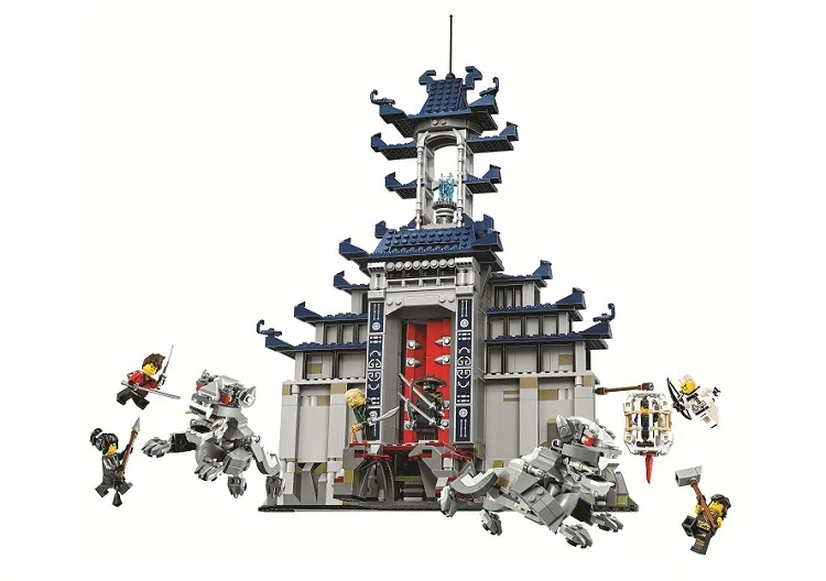 

Bela 10722 Ninja Temple of The Ultimate Ultimate Weapon Model Building Block Bricks Toys Compatible With Legoings