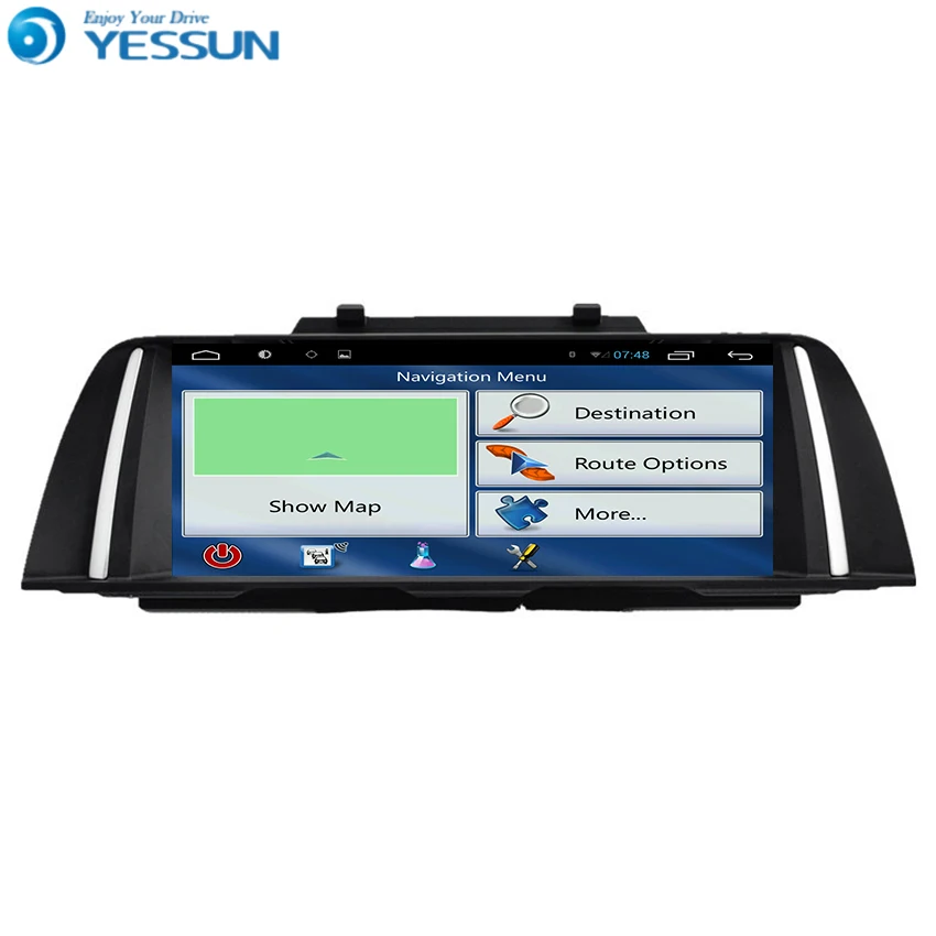 Cheap YESSUN Android Radio Car DVD Player For BMW F10 2011~2012 stereo radio multimedia GPS navigation with WIFI Bluetooth AM/FM 1