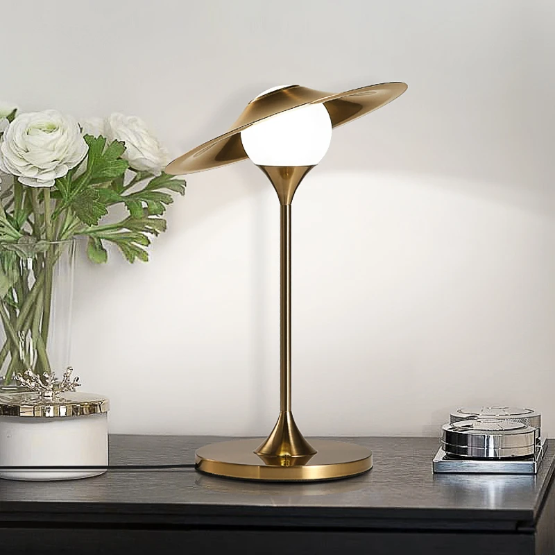 Nordic Post Modern Bedroom Study Glass Ball LED Table Lamp Simple