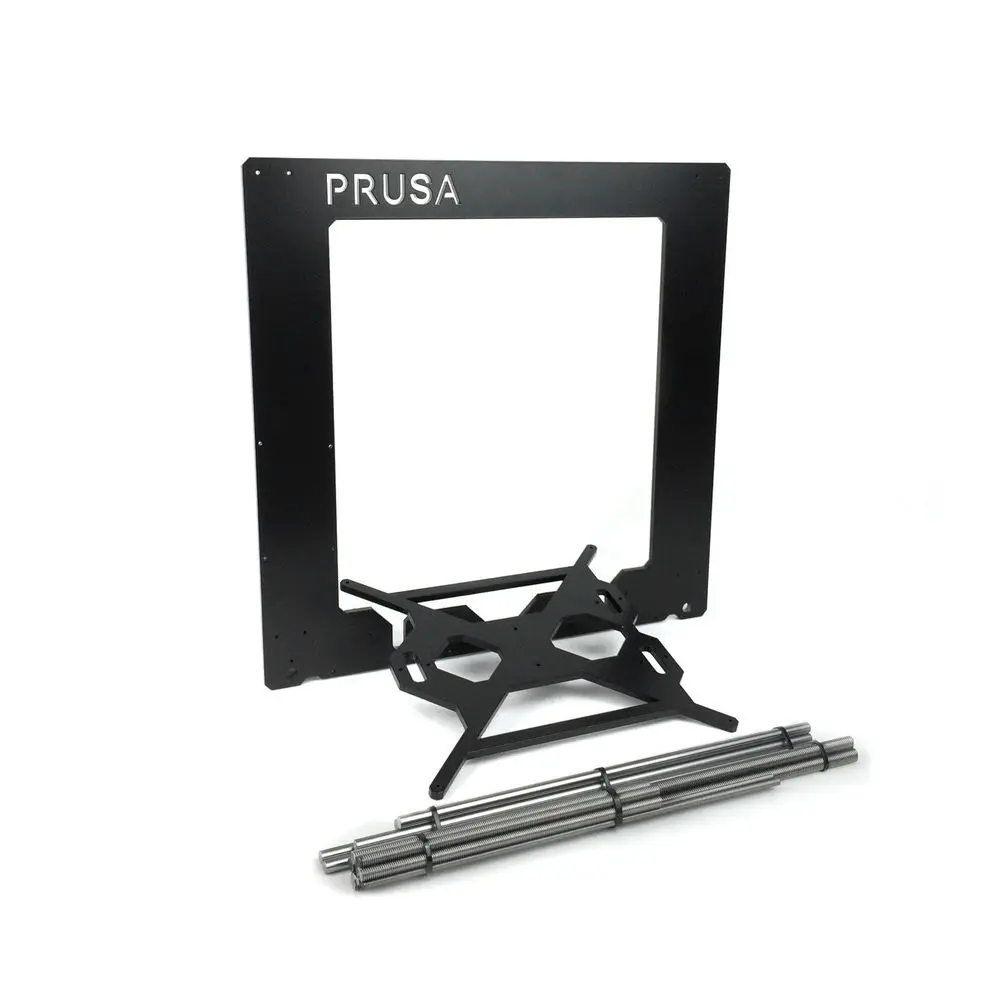  3d Printer Parts Black Color Prusa i3 6mm Aluminium Frame with Threaded / Smooth Rod Kit  For DIY 3D Printer 