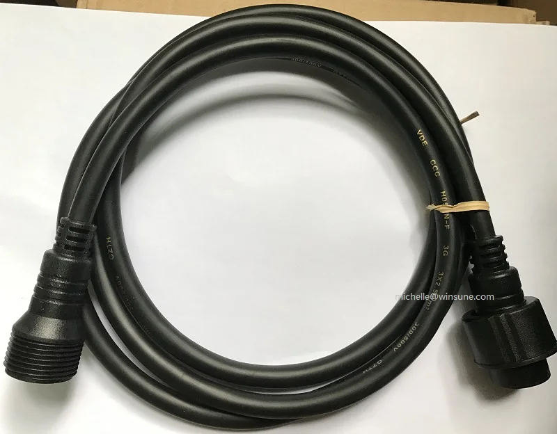4PCS LOT power Cable waterproof outdoor 1m2m3m5m8m10m Stage Effect Light DMX inpuoutput Connect Cables for DjDisco DMX Co (4)