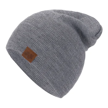 

HZHTRLOVE Casual Beanies for Men Women Fashion Knitted Winter Hat Solid Color Hip-hop Skullies Hat Bonnet Unisex Cap Gorro