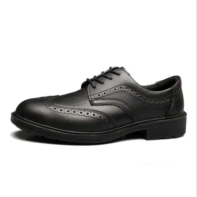 brogue steel toe cap shoes