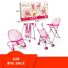 4 в 1 Детские аксессуары для кукольного дома, кукольная коляска, кровать, куклы, набор игрушек, миниатюрный кукольный домик, Набор для творчества, Рождественская подарочная коробка