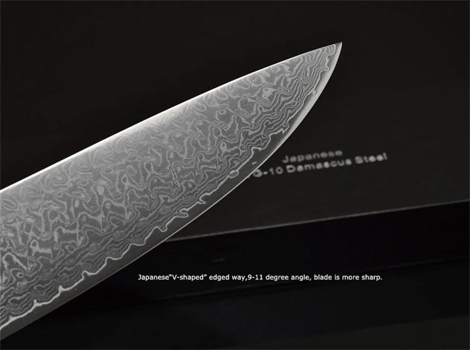 Профессиональный Gyuto дамасский молотый нож VG10 нож шеф-повара кухонный инструмент для приготовления пищи ресторан/отель замороженное мясо резак 46,2