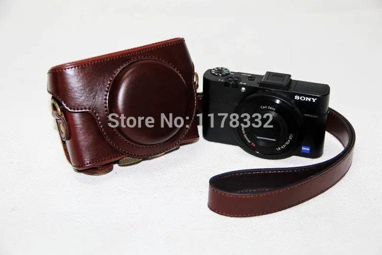 Кожаный чехол для камеры Sony Cyber shot RX rx100/RX100II/RX100III M2 M3 M4 rx100 iii 100 ii|camera case bag|bag forcase bag |