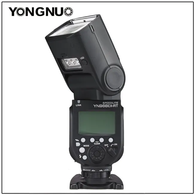 Yongnuo новая вспышка YN968EX-RT Высокоскоростная синхронизация ttl Беспроводная с светодиодный подсветкой для Canon 5 DIII 6D 7DII 60D 1100D