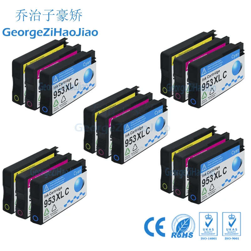 

953XL CMY Compatible Ink Cartridge 953 953XL for HP pro 7740 8210 8218 8710 8715 8718 8719 8720 8725 8728 8730 8740 Printer