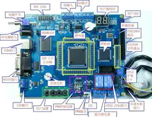 Free Shipping DSP2407 + CPLD DSP development board TMS320LF2407A DSP2407A learning board