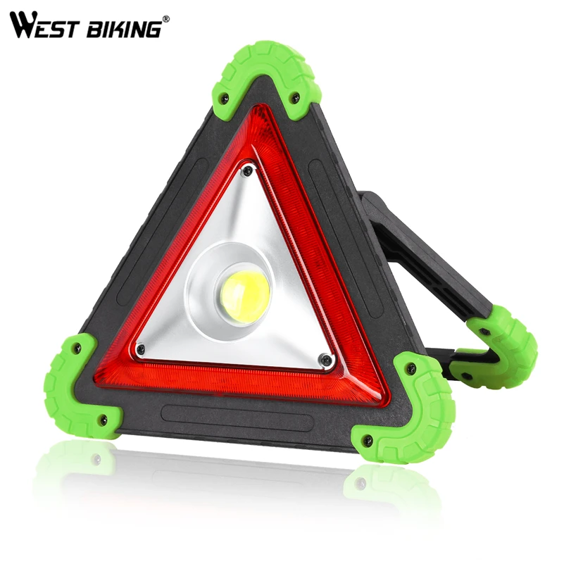 WEST BIKING 800 LM отдых прожектор работы светодиодный USB Перезаряжаемые Предупреждение свет для охоты Отдых на природе Фонари Открытый Инструменты