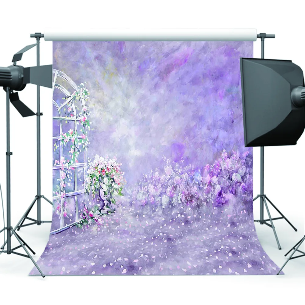 Mehofoto фиолетовый цветок фотография фон для фото ребенка фон для фото фотостудии реквизит S-1743