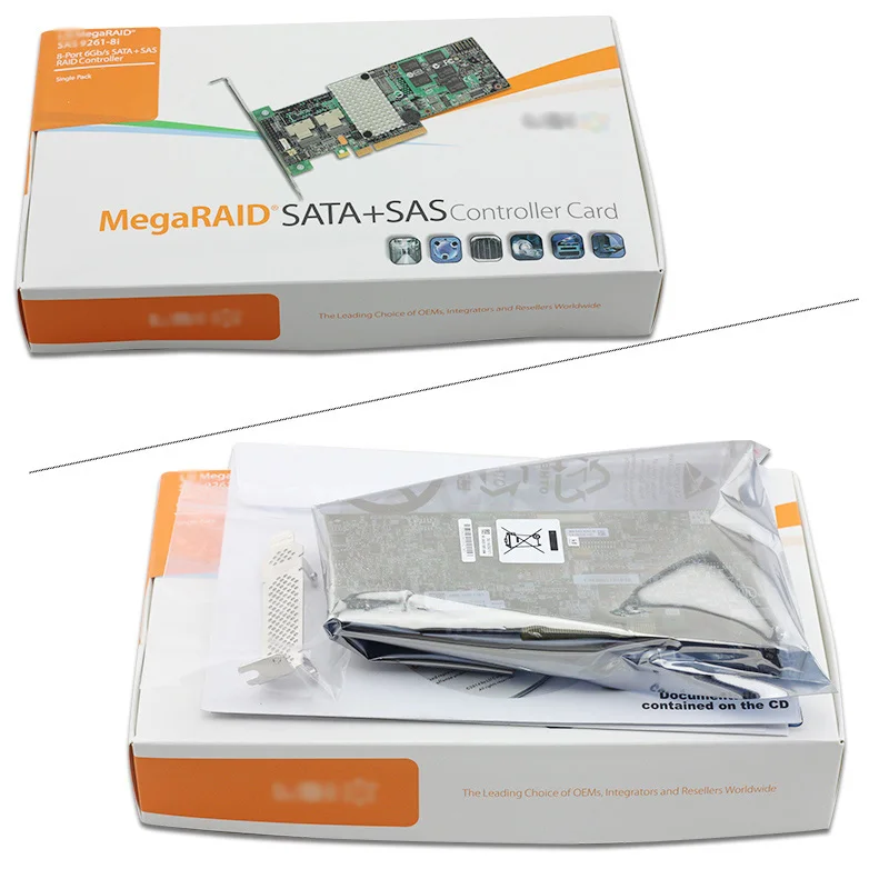 MegaRAID 9261 8i pci e 2.0 8 порт 6 ГБ/сек. SATA SAS RAID контроллер карты 512 М Кэш|raid controller card|sas raidsas