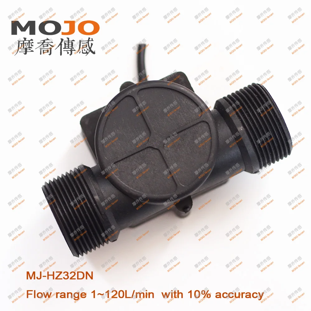 MJ-HZ32DN G1 1/4 ''DN32 диаметр 2-100 л/мин 10% детектор расхода воды/измерение потока жидкости 10 шт./лот
