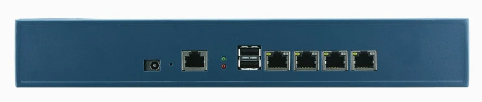 Мощный 1U брандмауэр с двухъядерным процессором D2550 с 4 RJ45 Lan Порты Поддержка технологии Wake-on-PARTAKER