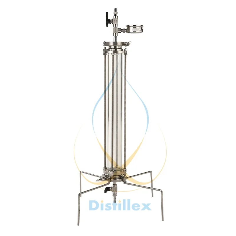 90 г Закрытая стеклянная колонна под давлением экстракторы, экстрактор bho комплект. Вытяжка 304 из нержавеющей стали