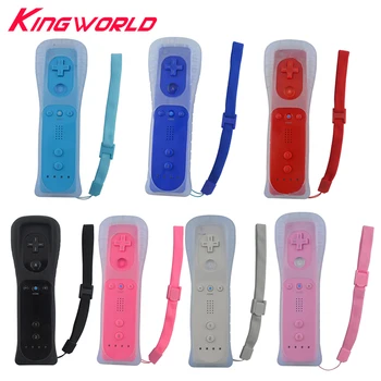 

Hight quality Remote Gamepad With Silicone Case and Wrist Strap for will without Motion Plus