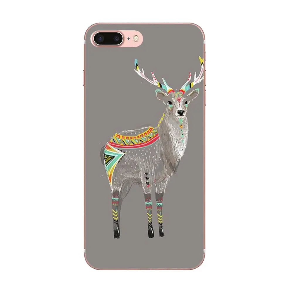Охотничий олень мобильные чехлы для Apple iPhone 4 4S 5 5C 5S SE 6 6S 7 8 Plus X XS Max