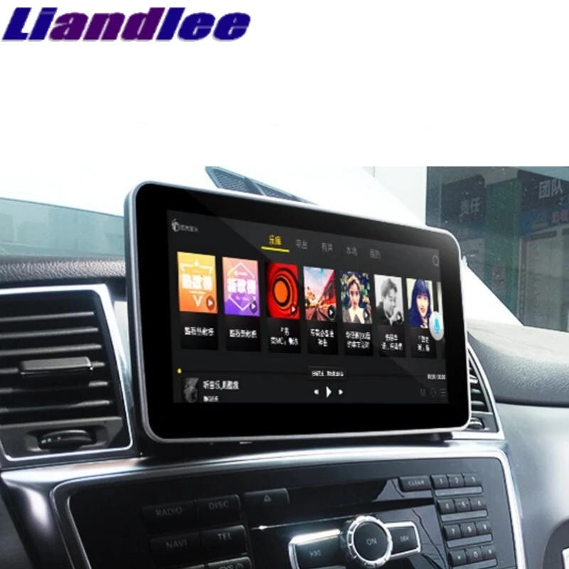 Top Liandlee Car Multimedia Player NAVI For Mercedes Benz MB ML Class W166 2011~2015 Car Radio Stereo CarPlay Adapter GPS Navigation 1