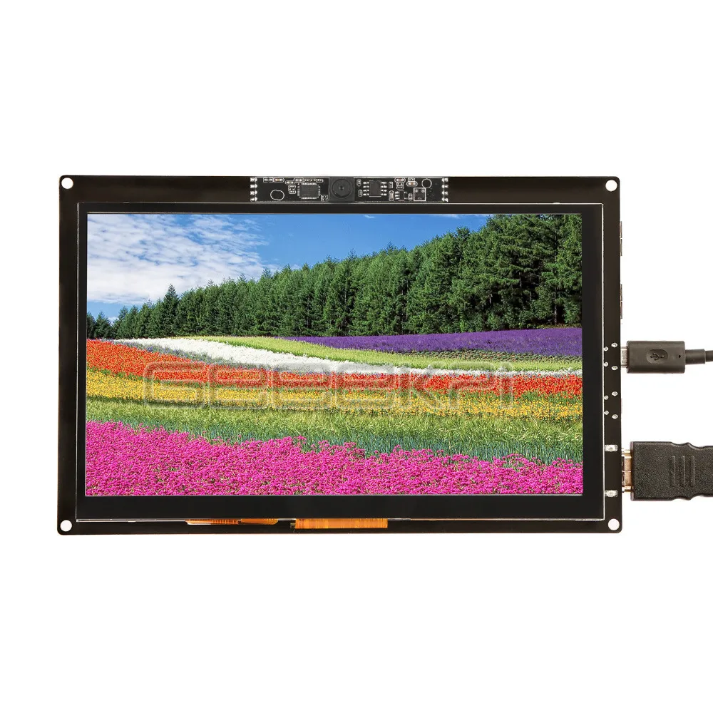 GeeekPi 7 дюймовый емкостный сенсорный экран 1024x600 720P для Raspberry Pi 4 B на
