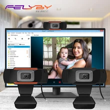 FELYBY A870B USB веб-камера Встроенный звукопоглощающий микрофон с разрешением 12,0 м и веб-камерой с динамическим разрешением 640*480