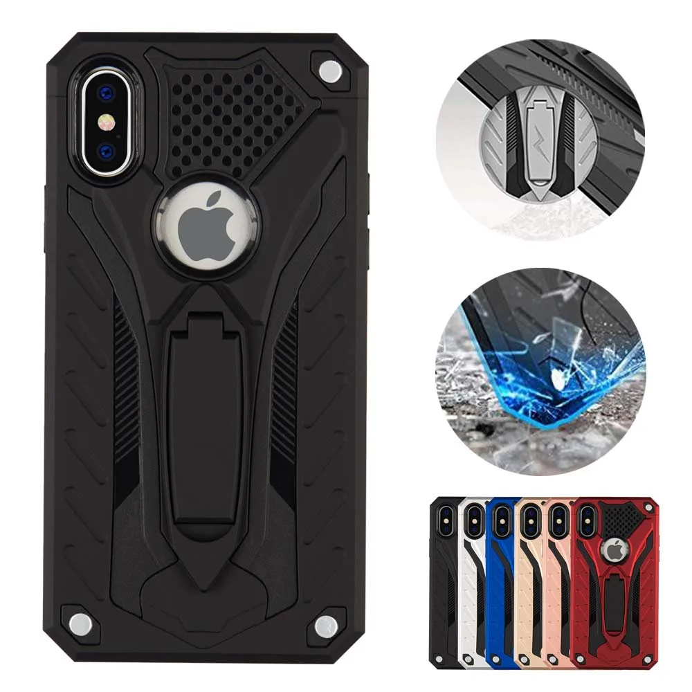 

Case For iphone Xr Xs Max X 8G 7G 6G 6S Plus 5G 5S Cover Cases Shockproof Armor Anti-knock Silicon Protective Shell Coque Capa