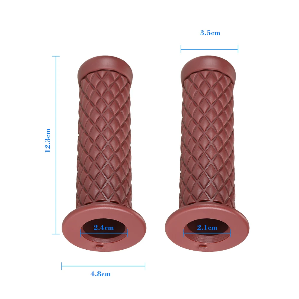 Универсальный 7/8 ''22 мм Винтаж резиновые рукоятки мотоцикла кофе мотоциклов ручки 4 цвета доступны мотоцикл frame