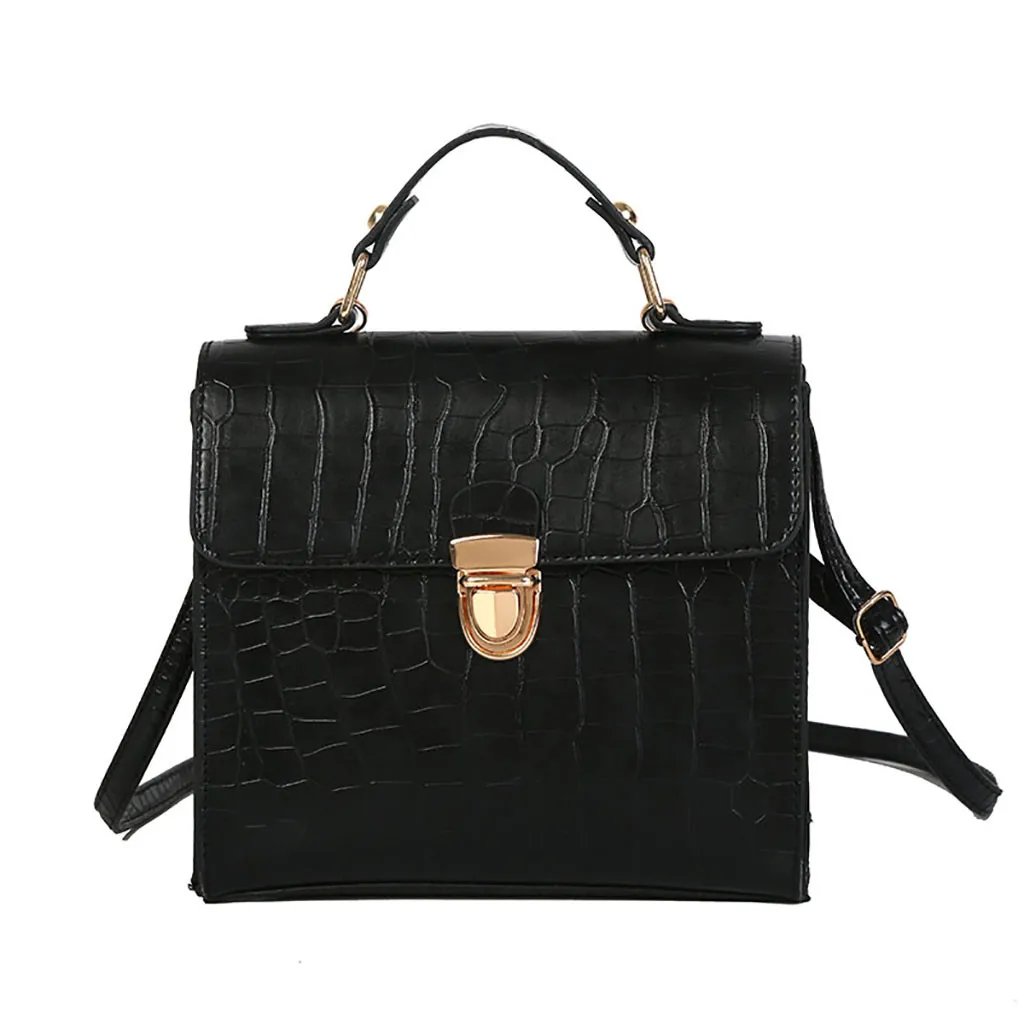 Сумки для Для женщин роскошные сумки в руку, Для женщин сумки дизайнерские Для женщин Винтаж сумка под крокодилью кожу дикая Сумка-почтальон через плечо, Повседневная Bag8#10