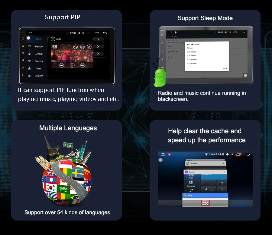Flash Deal ARKRIGHT 7" 1din Octa Core Universal Android 8.1 Car Radio Audio Stereo GPS Navis Carplay Wifi Head Unit/Car Multimedia Player 4 Flash Deal ARKRIGHT 7" 1din Octa Core Universal Android 8.1 Car Radio Audio Stereo GPS Navis Carplay Wifi Head Unit/Car Multimedia Player 4