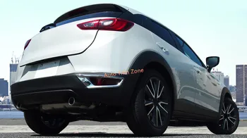 

2 PCS ABS Chromed Exterior Rear Fog Lamp Cover Trim For Mazda CX-3 CX3 2015-2018